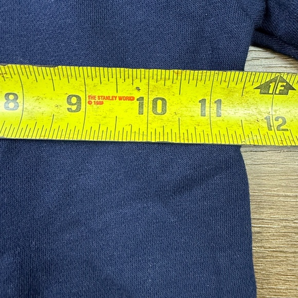 Baby Gap Girls Hooded Sweatshirt, Navy Blue, Logo, NWT, Size 12-18 Months, Fall - Picture 4 of 6